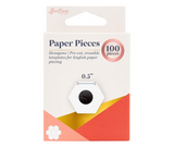 Sew Easy Paper Pieces – Hexagons 0.5" White x 100pc