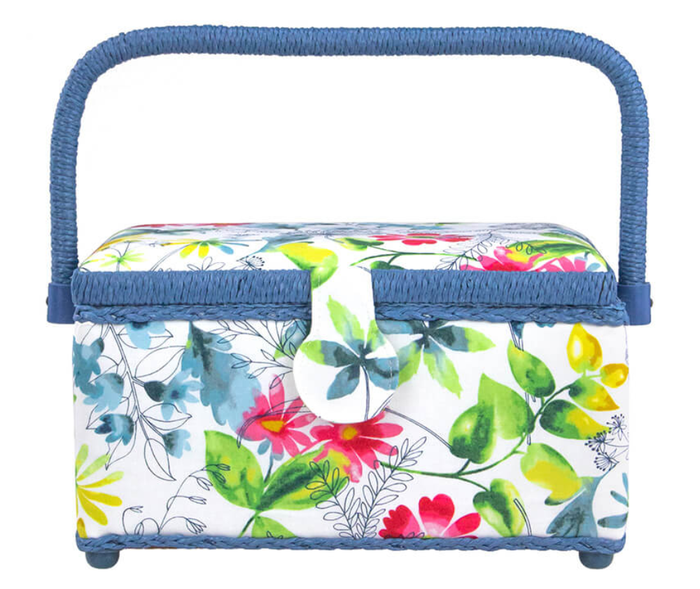 Sewing Basket Floral Design - Small