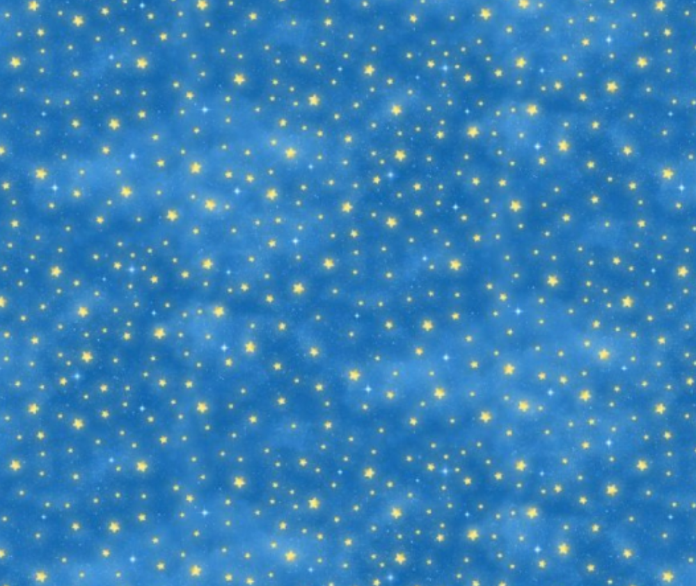 Owl Always Love You Shiny Stars Blue  - 10cm Increments