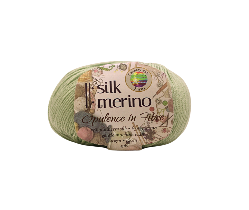 Wool M Countrywide: Silk Merino Wool 4ply – Sew It