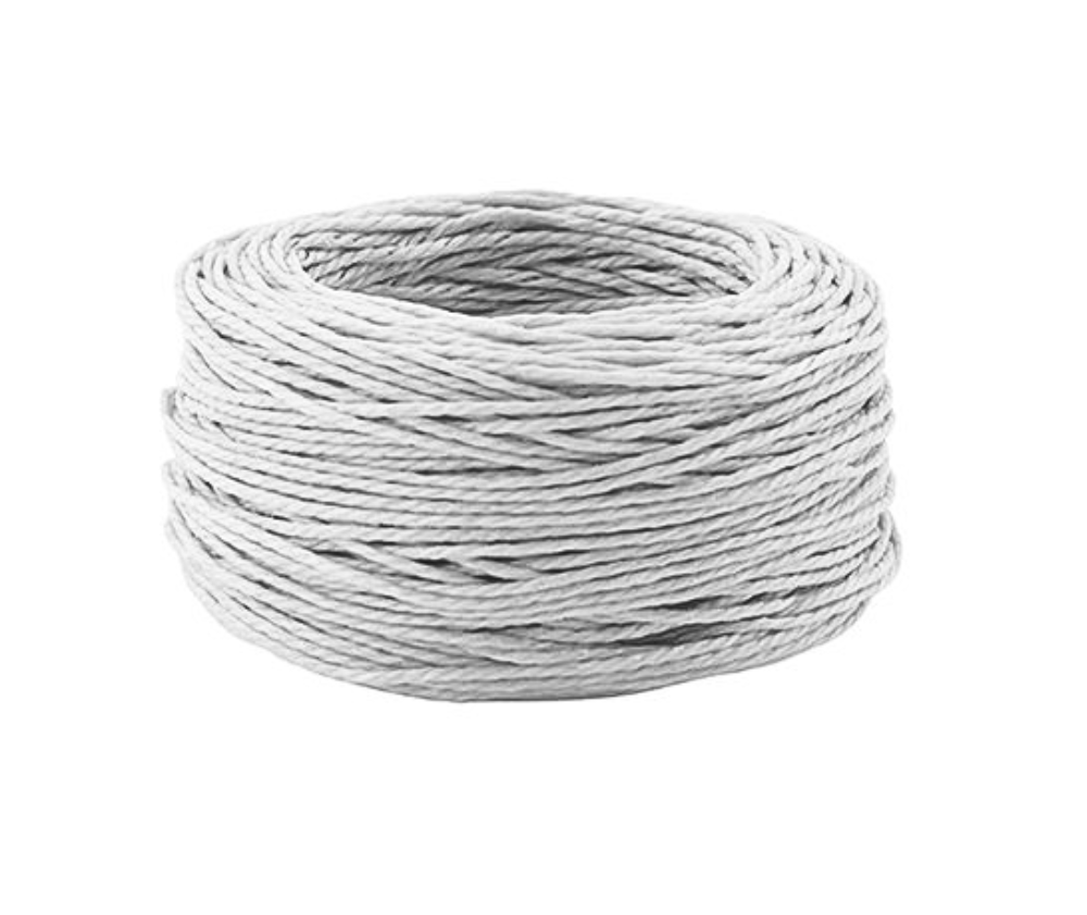 Speedy Stitcher Coarse Waxed Thread - White 30 Yard Skein