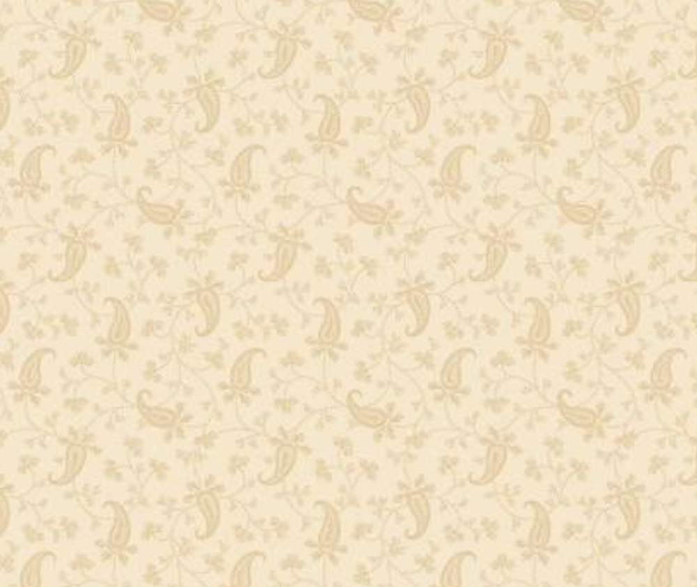 Stone Cottage - Cottage Paisley Cream - 0.1m