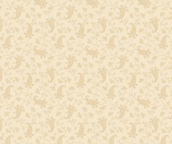 Stone Cottage - Cottage Paisley Cream - 0.1m