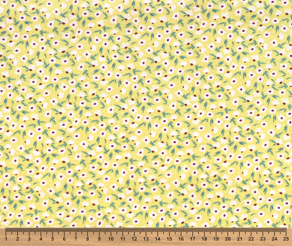 Summer Garden 100% Cotton Fabric - 10cm Increments