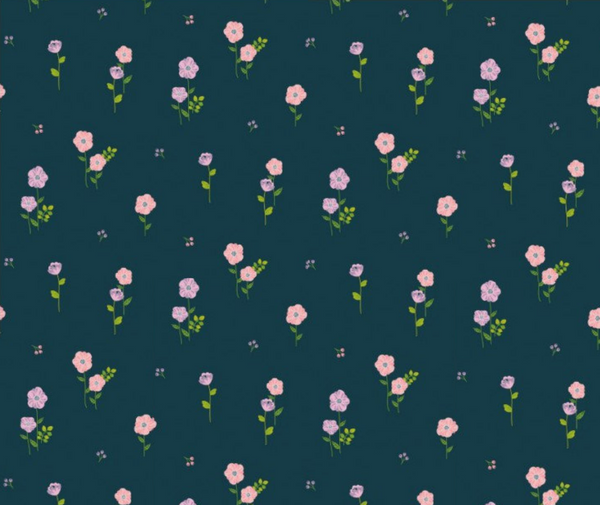 Sunshine  Stems 100% Cotton Fabric