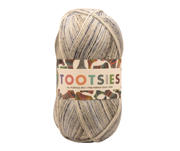 Countrywide: Tootsies 4 Ply Merino Sock Yarn