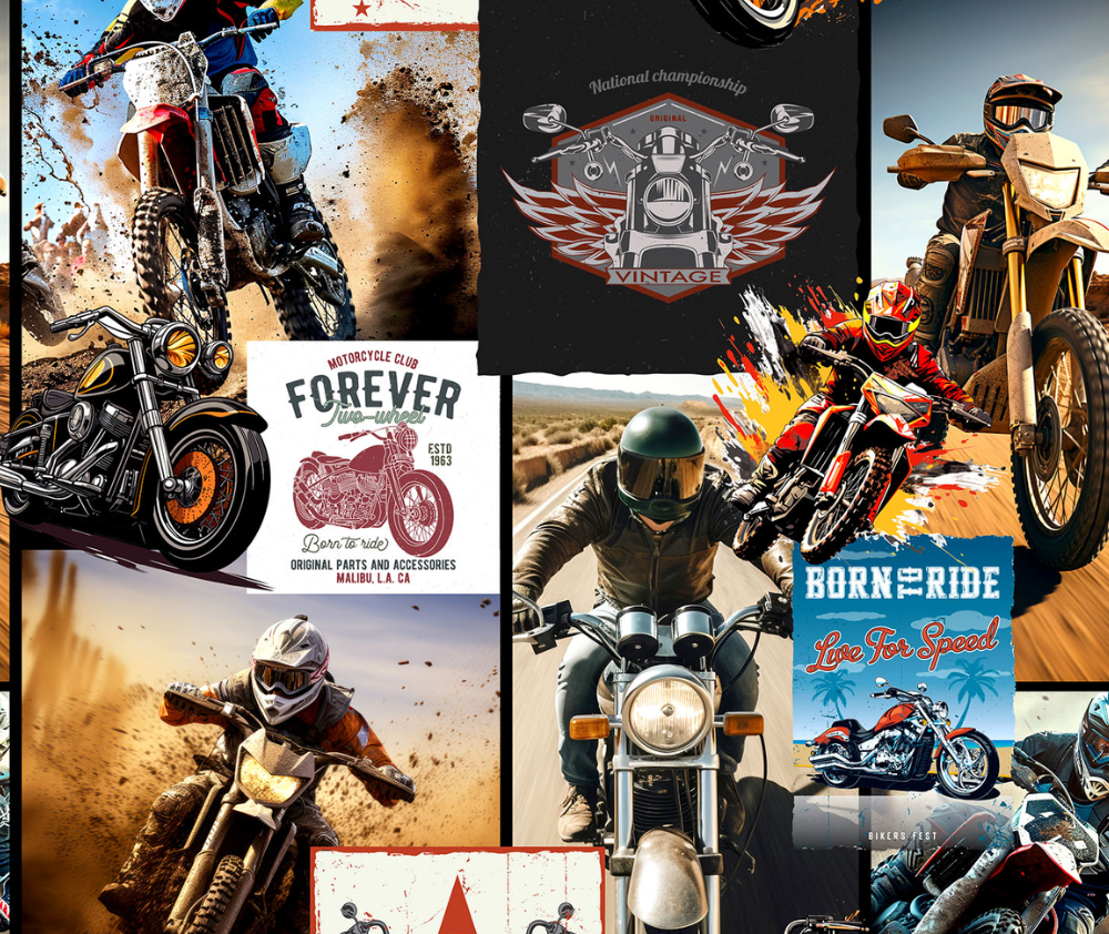 Throttle Thrills Collage - 10cm Increments