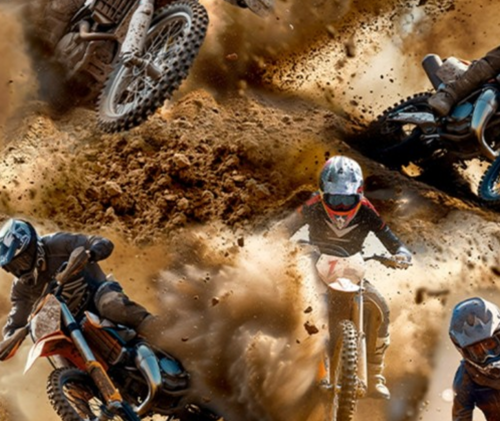 Throttle Thrills Brown Scatter - 10cm Increments