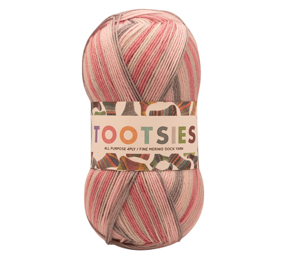Countrywide: Tootsies 4 Ply Merino Sock Yarn