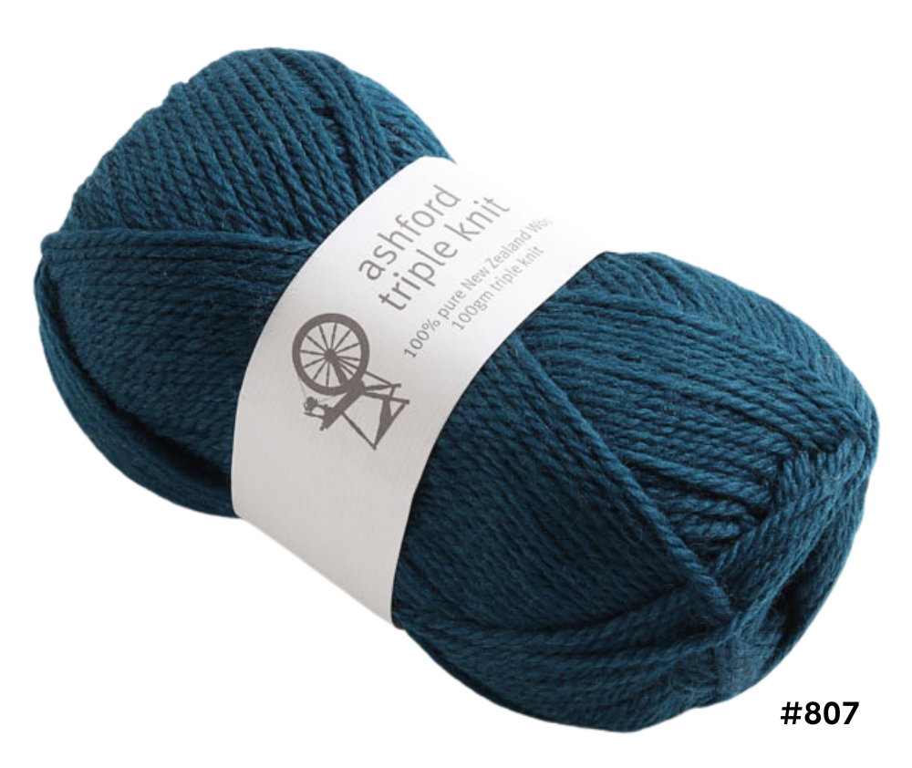 Ashford Triple Knit 12ply 100% NZ Wool - Various Colours