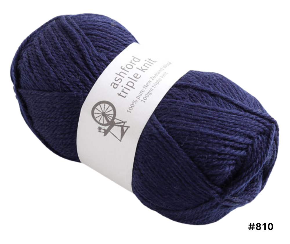 Ashford Triple Knit 12ply 100% NZ Wool - Various Colours