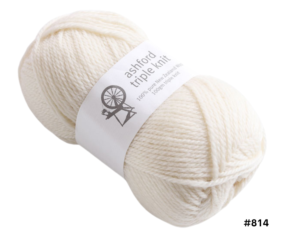 Ashford Triple Knit 12ply 100% NZ Wool - Various Colours