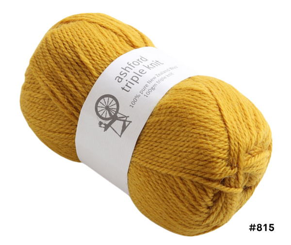 Ashford Triple Knit 12ply 100% NZ Wool - Various Colours