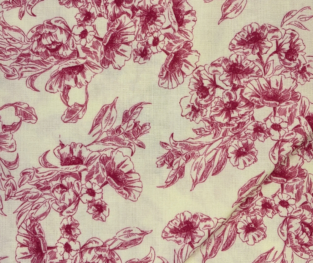 Victoriana - Red Floral 1