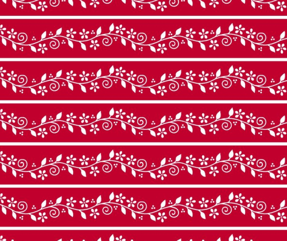 Viney Stripe Red - 0.1m