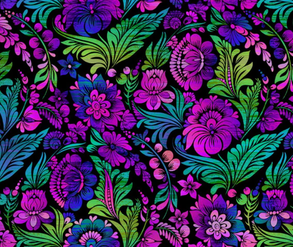 Vivid Floral Jewel - 0.1m