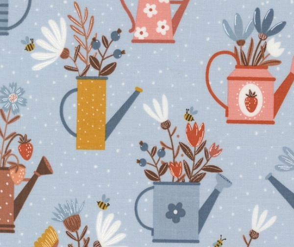 Blossoms and Blooms Watering Cans Powder Blue - 0.1m