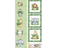 Wee Safari Project Panel 65cm 100% Cotton
