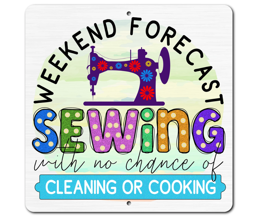 Weekend Forecast - Aluminum Sign