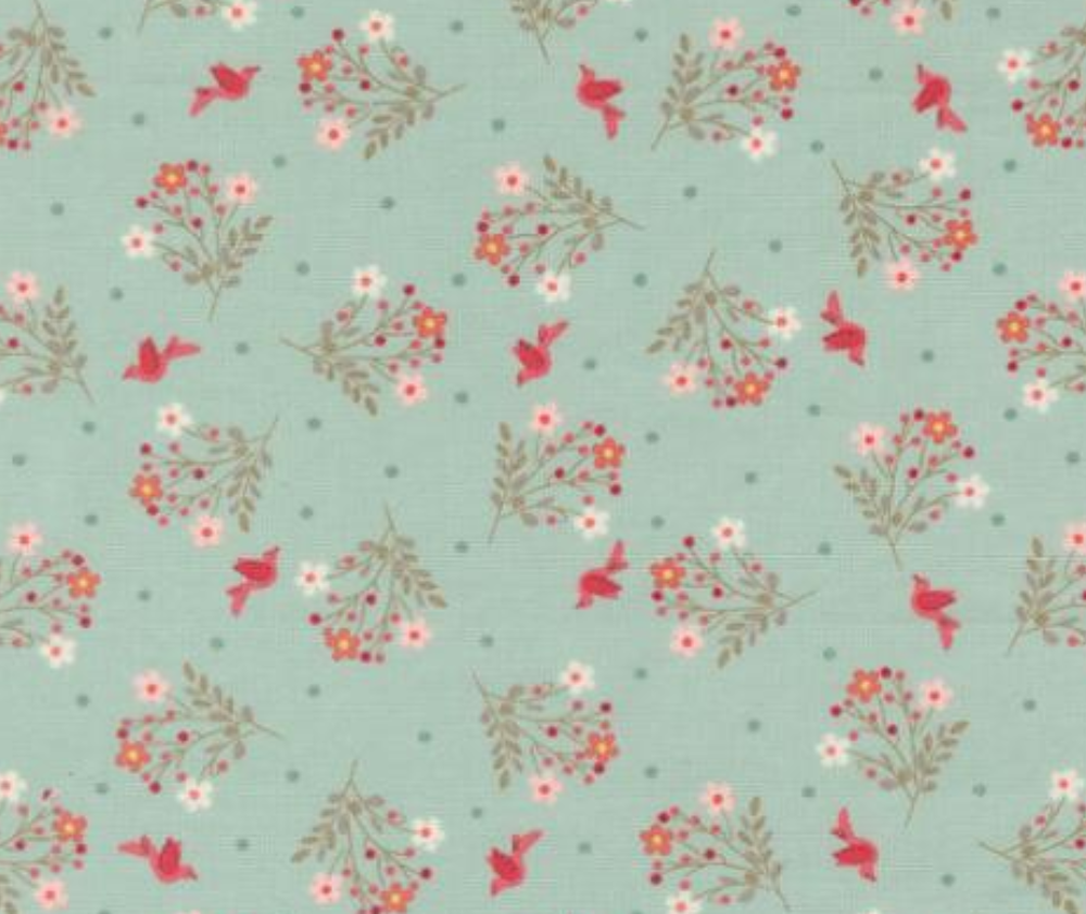 Lyda Rose Wild Flowers Sky - 0.1m