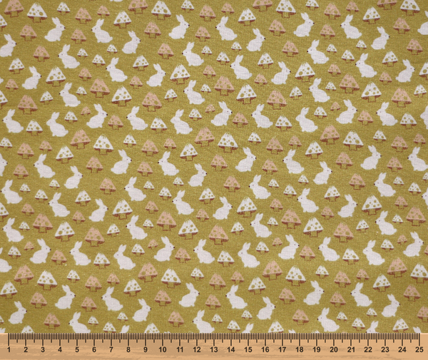 Woodland Creatures 100% Cotton Fabric