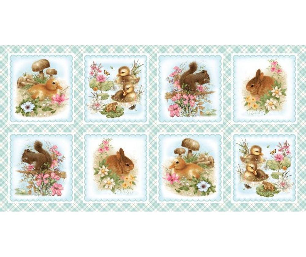 Young of the Year Block Panel Powder Blue (60cm Wide)