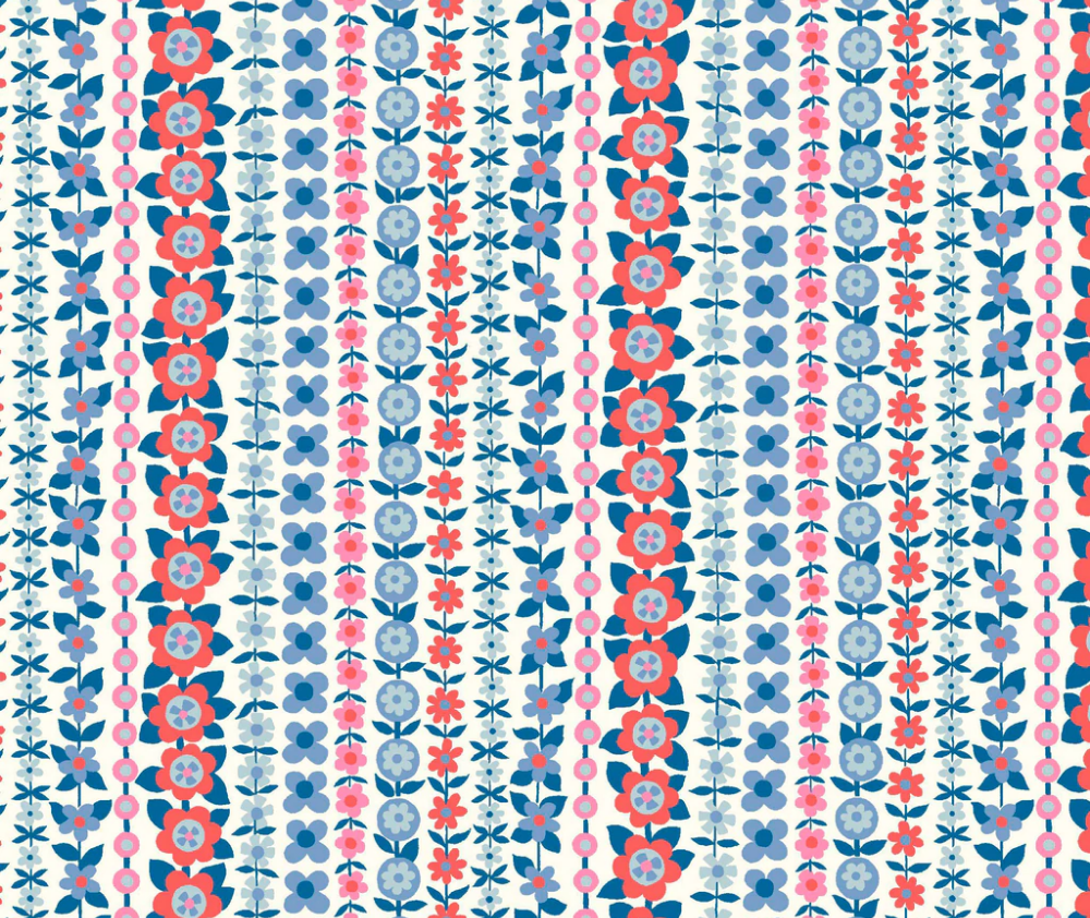 Liberty Carnaby Collection 100% Cotton Fabric - 10cm Increments