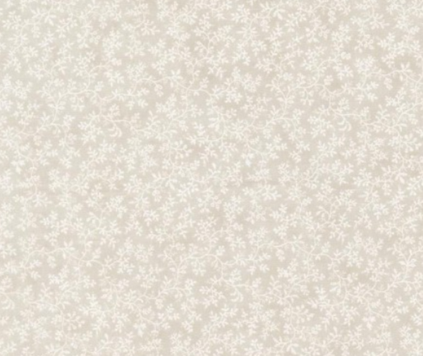 Poetic Vines Silver 100% Cotton - 10cm Increments