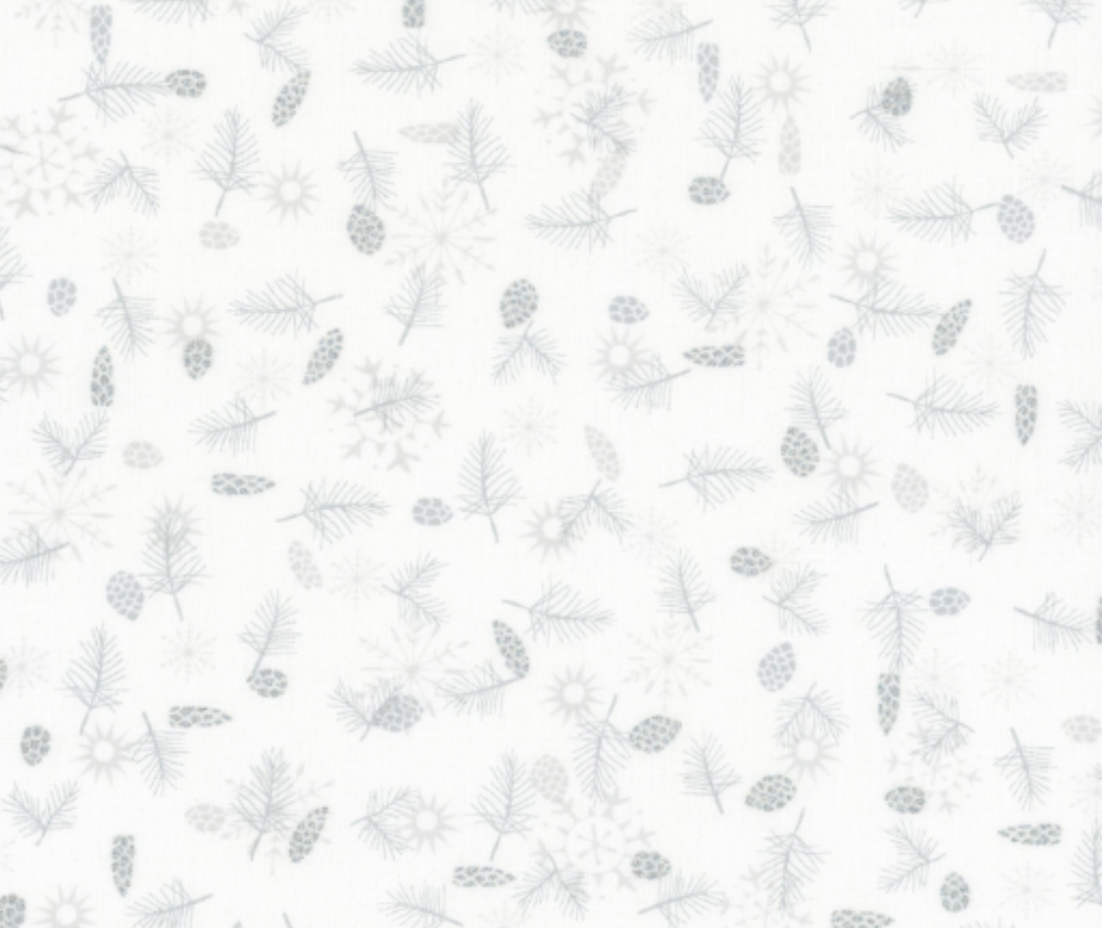 We Love Christmas - Pinecones 100% Cotton - 10cm Increments