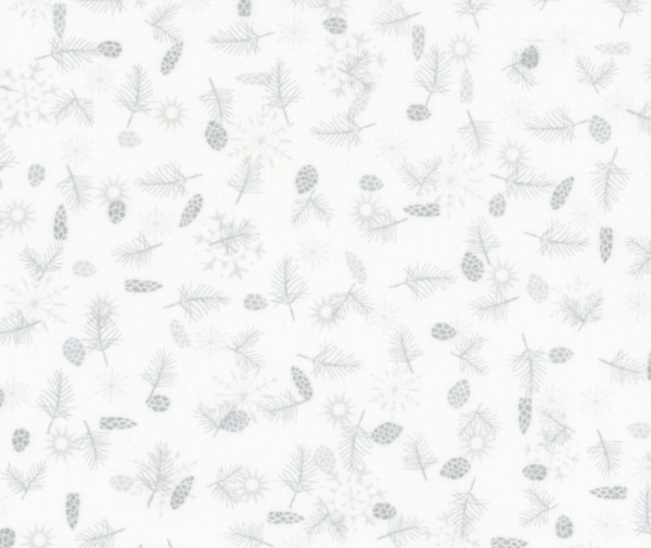 We Love Christmas - Pinecones 100% Cotton - 10cm Increments