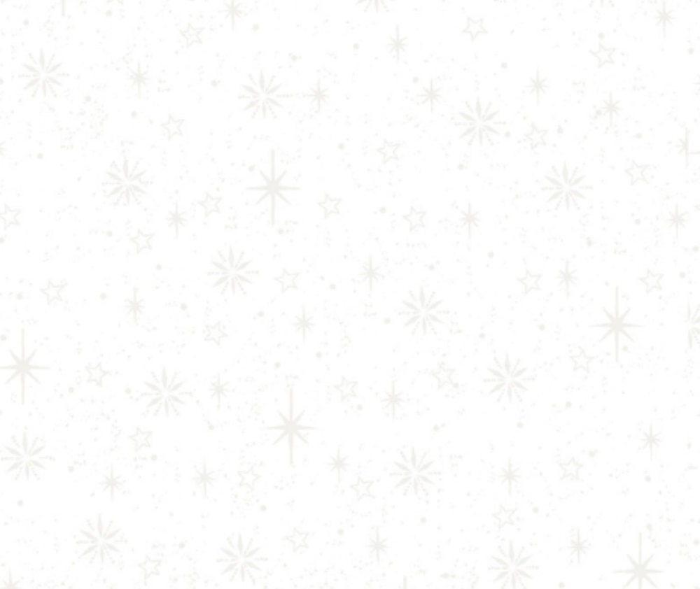 We Love Christmas - Snowflakes 100% Cotton - 10cm Increments