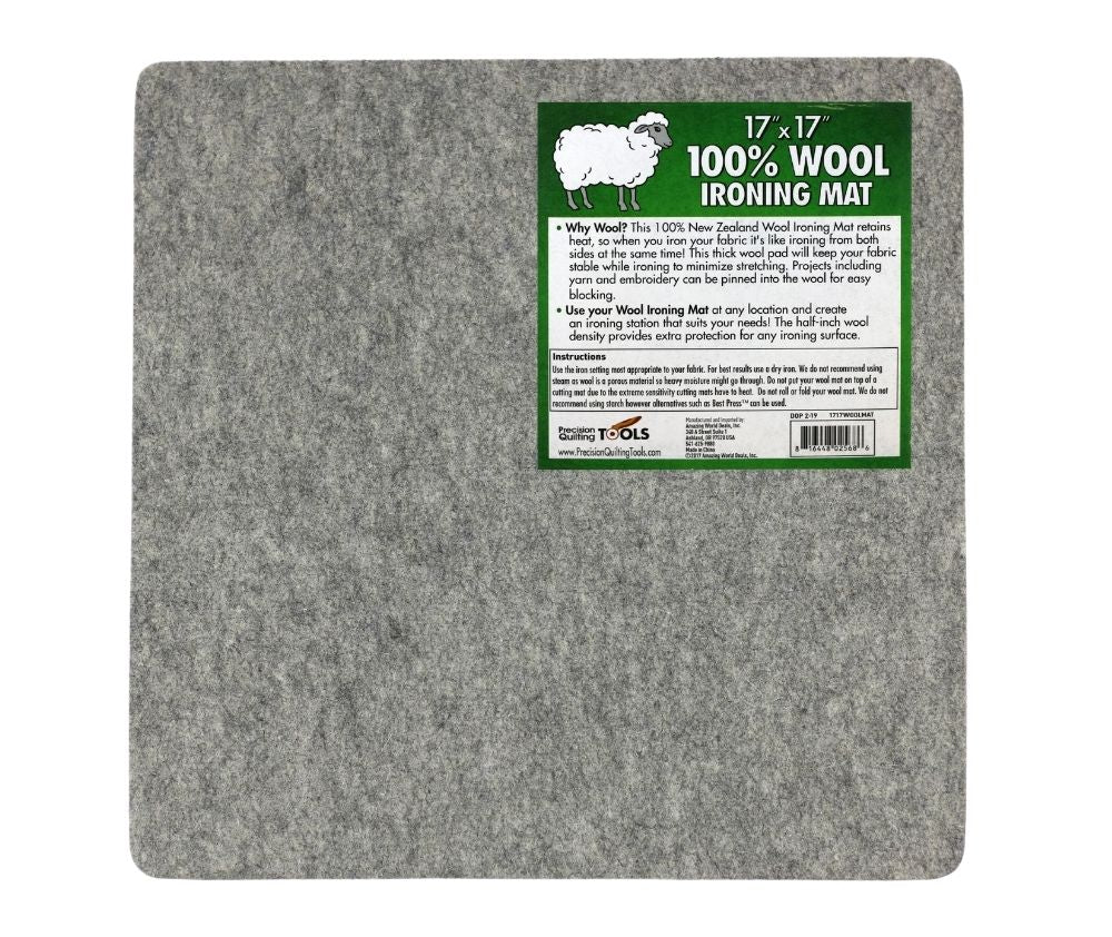Wool Ironing Mat 17" x 17"