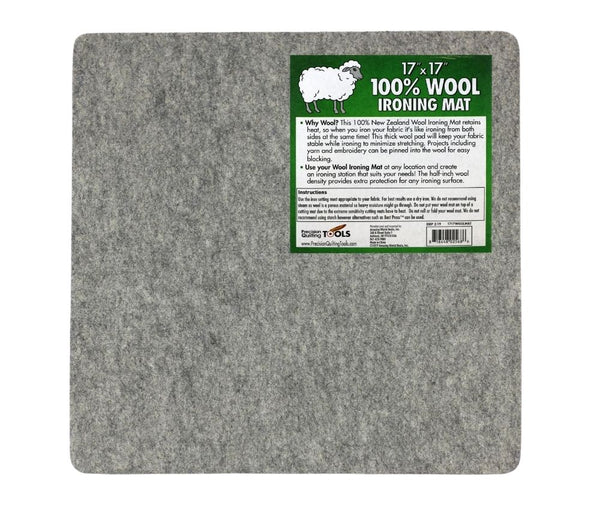 Wool Ironing Mat 17" x 17"