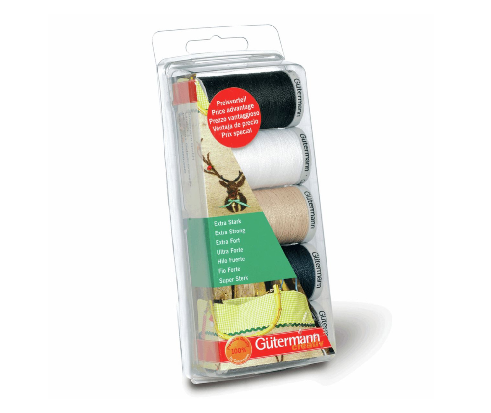 Gutermann Sewing Thread Set 5pk Extra Strong