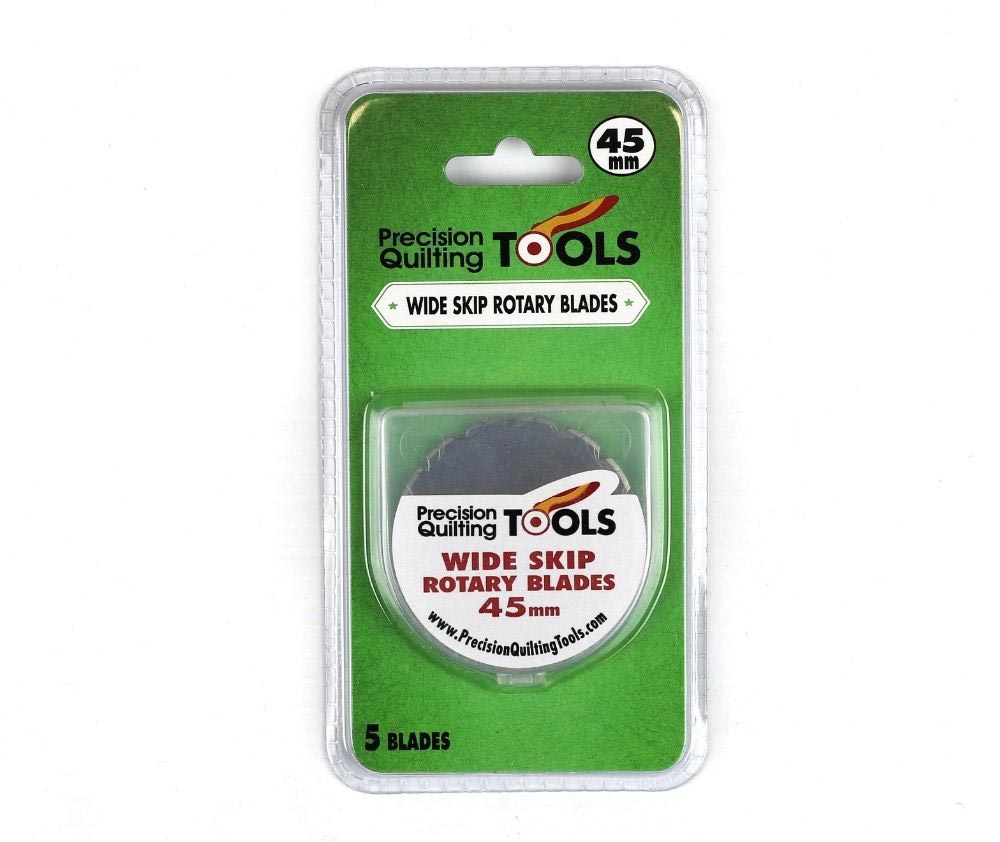 45mm Rotary Skip Blades 5 Pack By Precision Quilting Tools