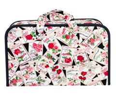 Sewing Storage Case Rose Print - For Sewing, Knitting & Craft