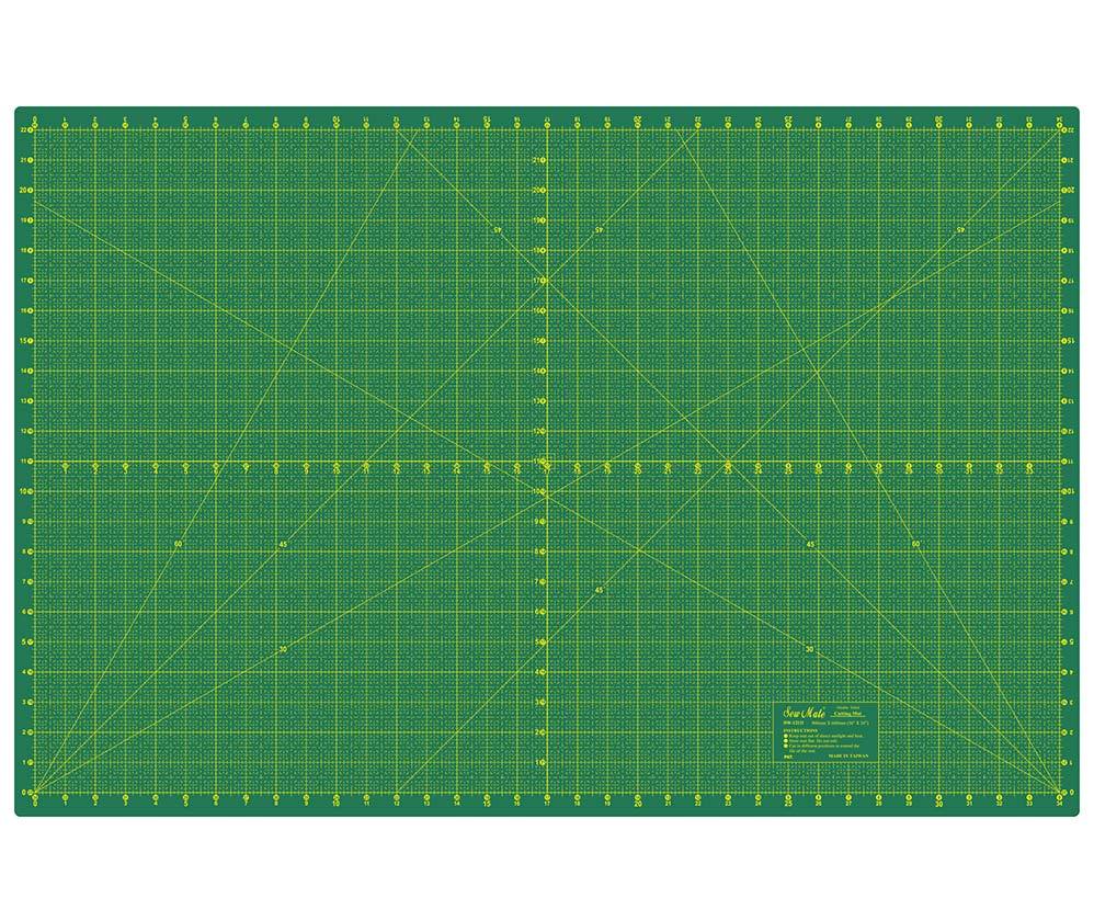 A1 36" x 24" Cutting Mat Self Healing Inches + cms