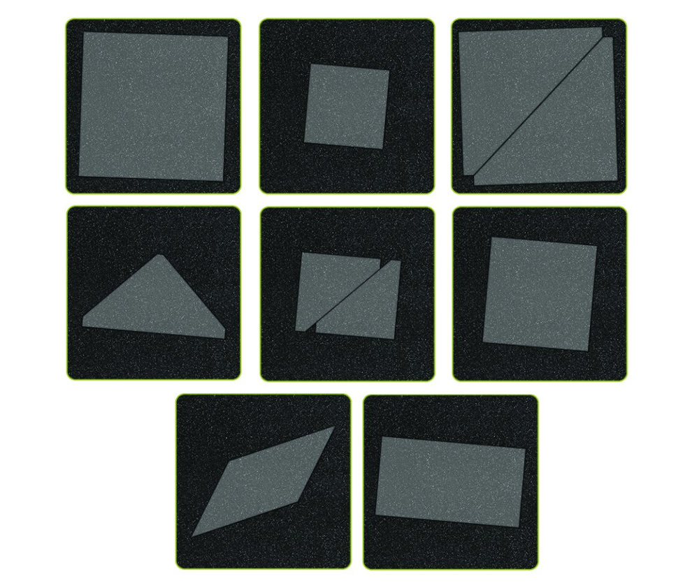 AccuQuilt GG! Qube Set Mix & Match 9" Block