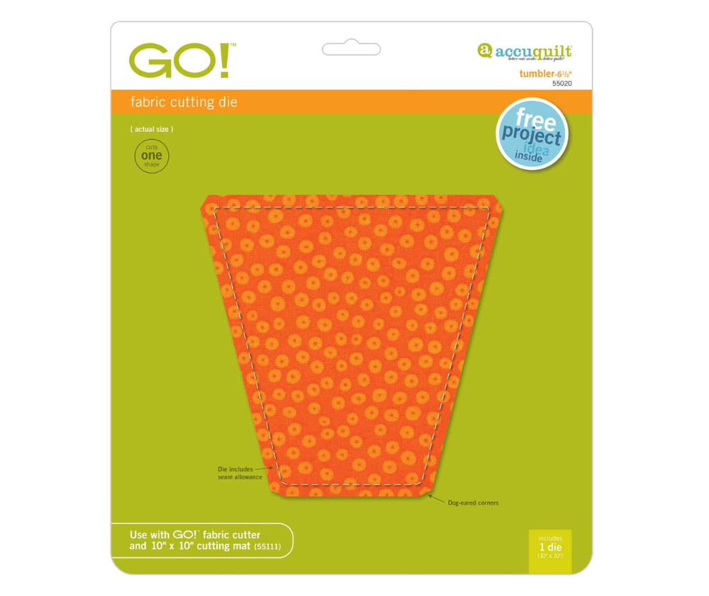 AccuQuilt Go! Tumbler 6 1/2" (6" Finished)