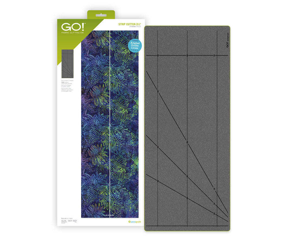 Accuquilt GO! Die Strip Cutter 3 1/2″ (3″ Finished) 2 Strips Sew It
