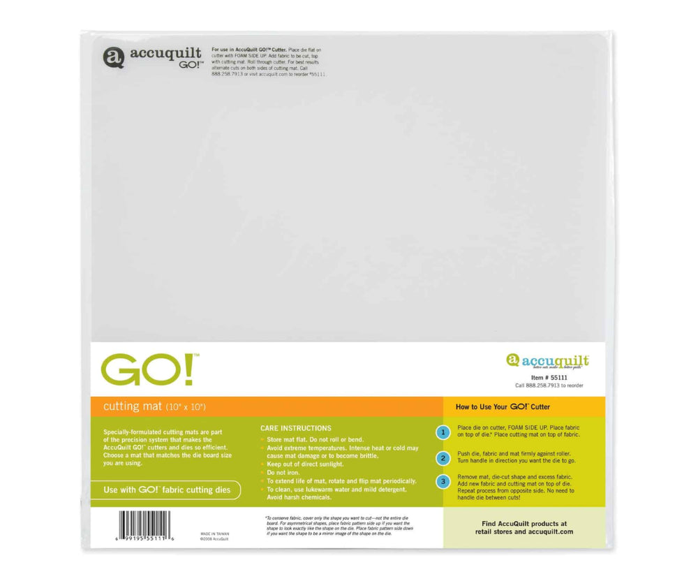 Accuquilt Go! Cutting Mat 10″ x 10″ Sew It