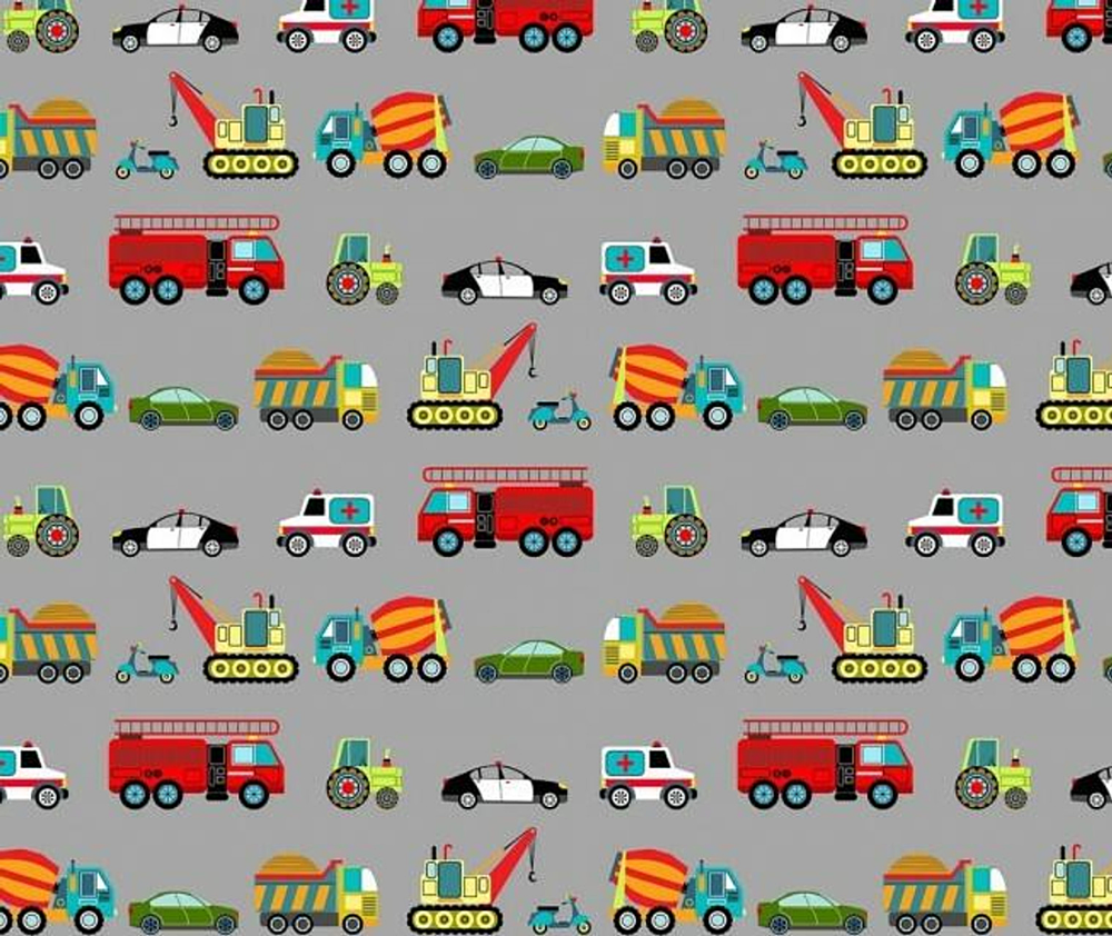 Around Town 100% Cotton Fabric - 10cm Increments