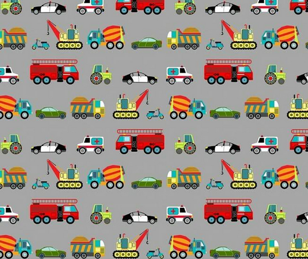 Around Town 100% Cotton Fabric - 10cm Increments