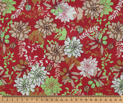 Autumn Garden 100% Cotton Fabric - 10cm Increments