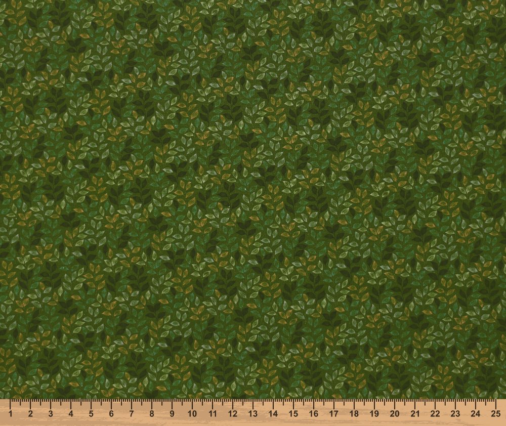 Autumn Garden 100% Cotton Fabric - 10cm Increments
