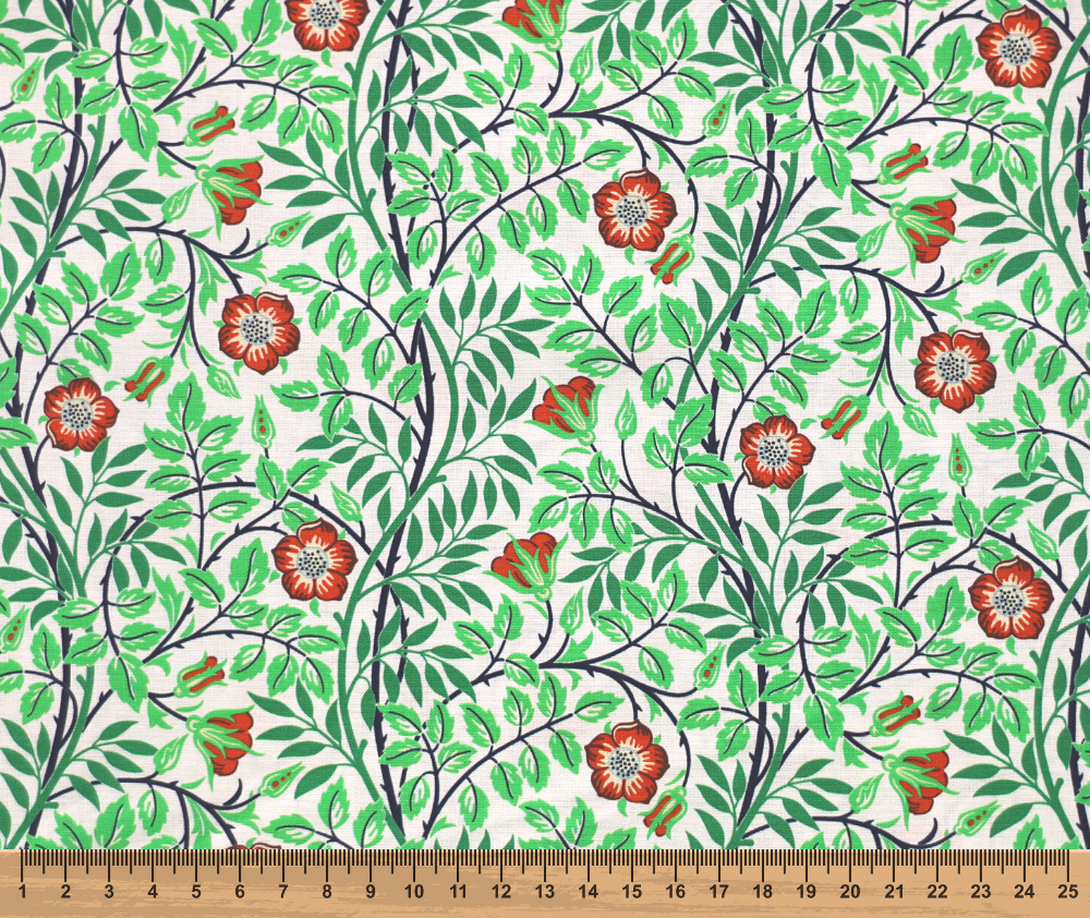 Autumn Garden 100% Cotton Fabric - 10cm Increments
