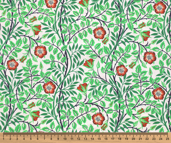 Autumn Garden 100% Cotton Fabric - 10cm Increments