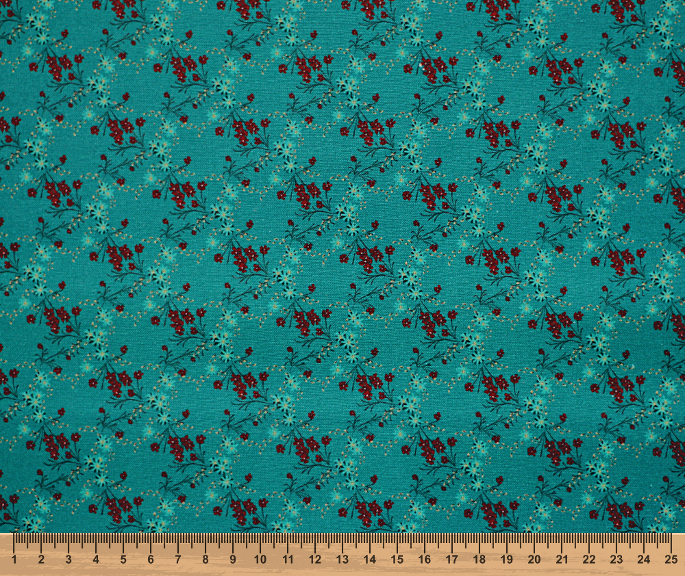 Autumn Garden 100% Cotton Fabric - 10cm Increments