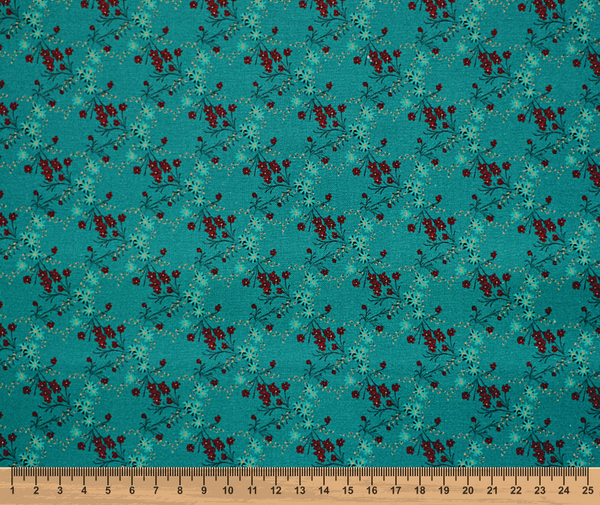 Autumn Garden 100% Cotton Fabric - 10cm Increments