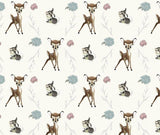 Bambi Nursery 100% Cotton Fabric - 10cm Increments